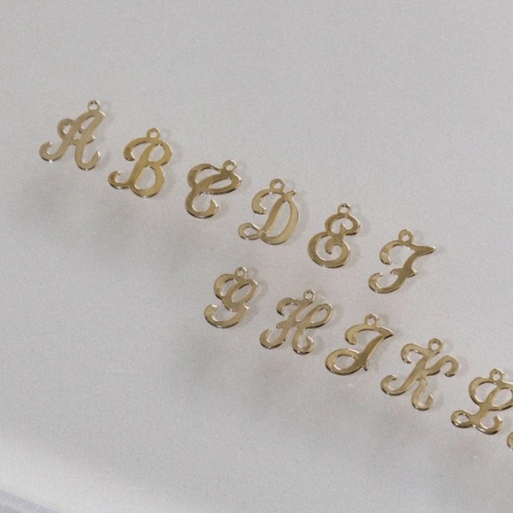 Lisbeth Jewelry Initial “K” Necklace with Box Chain - Picture 3 of 6